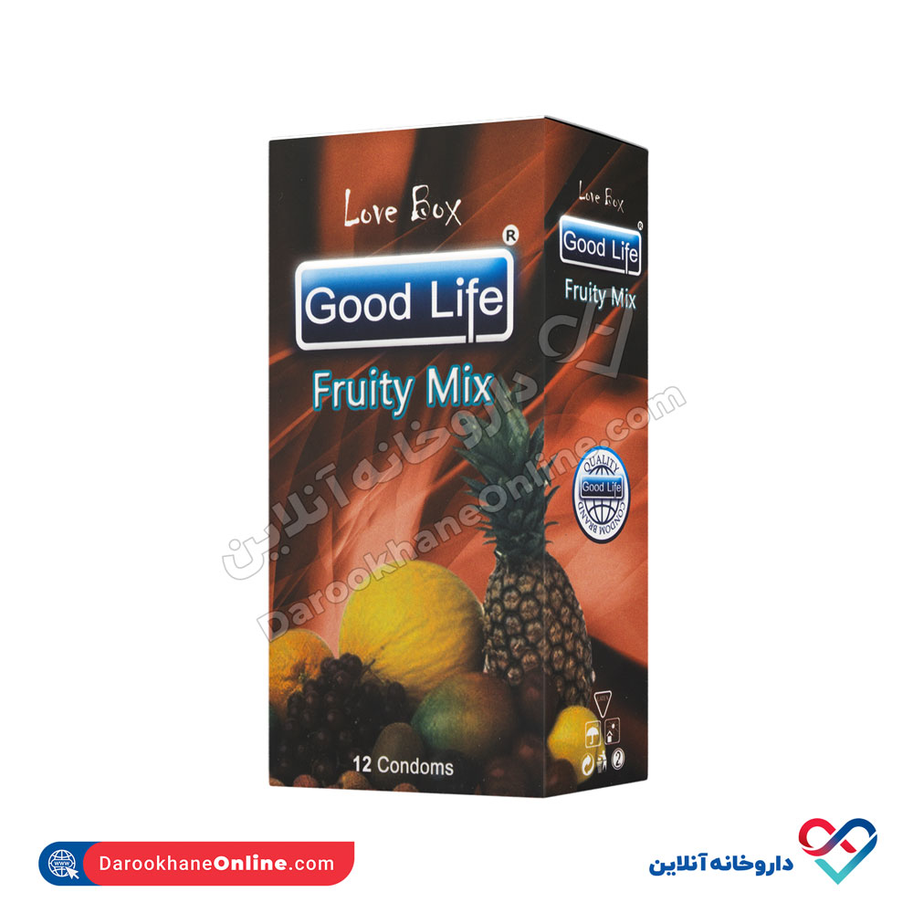 کاندوم FRUITY MIX گودلایف 12 عددی - Image 1
